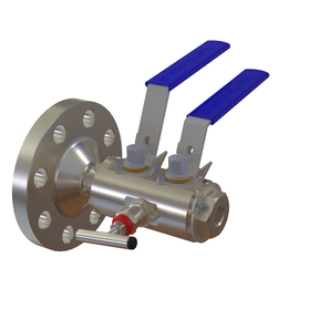 Flanged DBB valve