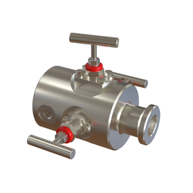 DBB Manifold with Graylok® HUB, Triple outlet.