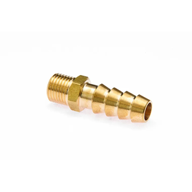 Hose barb adapter for gas