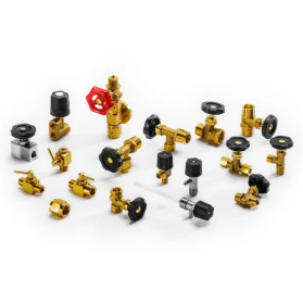 Needle valves and drain valves