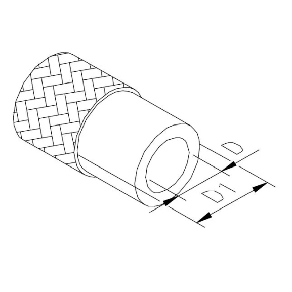 SILICONE HOSE with stainless wire