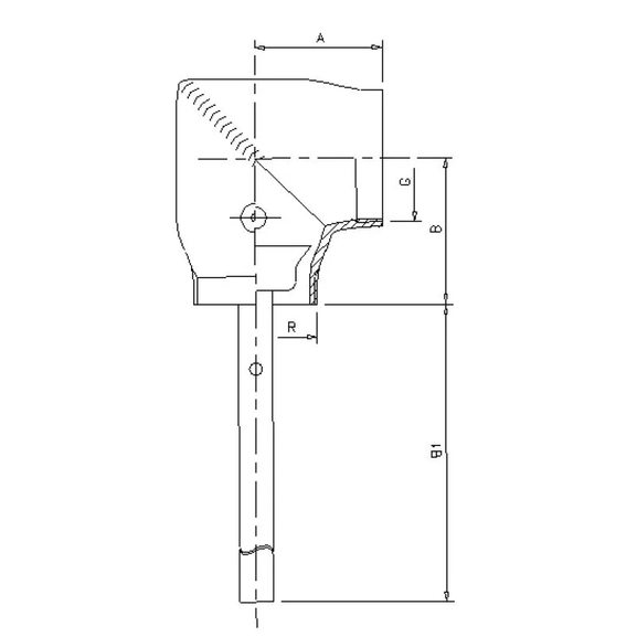 1099 Tank alarm elbow