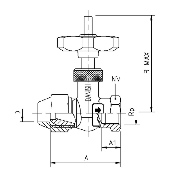 2112-46 Fuse valve for flaire