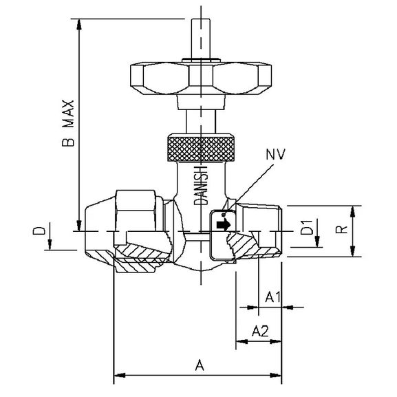 2112-48 Fuse valve for flaire