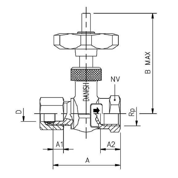 2112-66 Fuse valve for compression