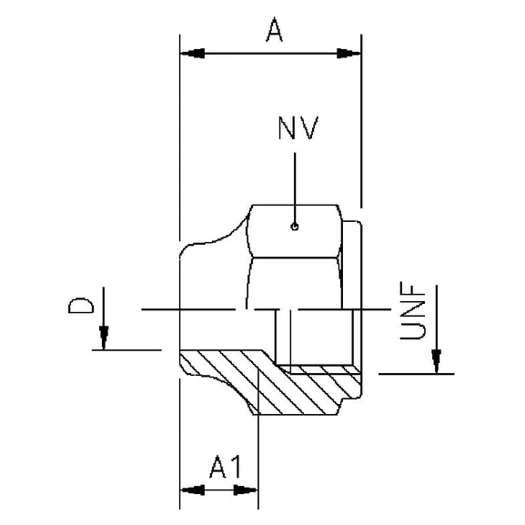 41FR Heavy nut with reduction