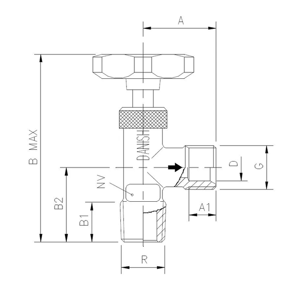 5100-285  Needle valve