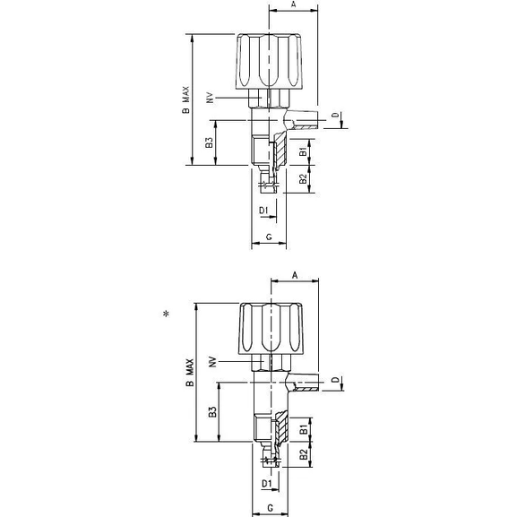 5102   Mini valve with nylon pipe