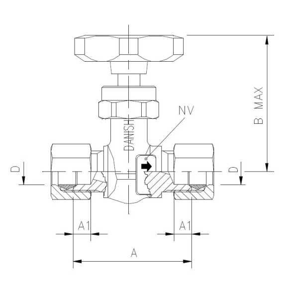 5200-282 Needle valve for compresion