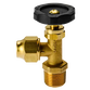 5200-49  Needle valve with flare