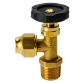 5200-49  Needle valve with flare