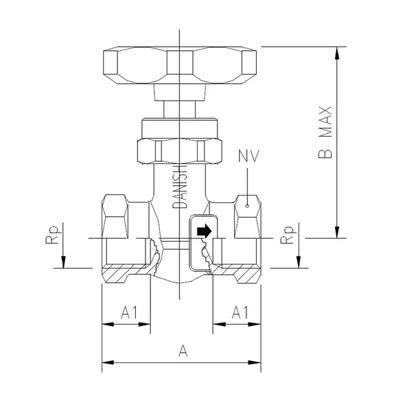 5200-8 Needle valve
