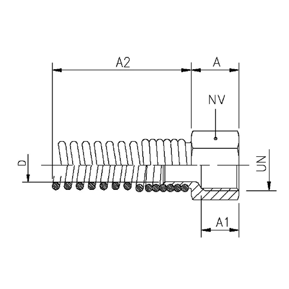 61FR Nut with spring