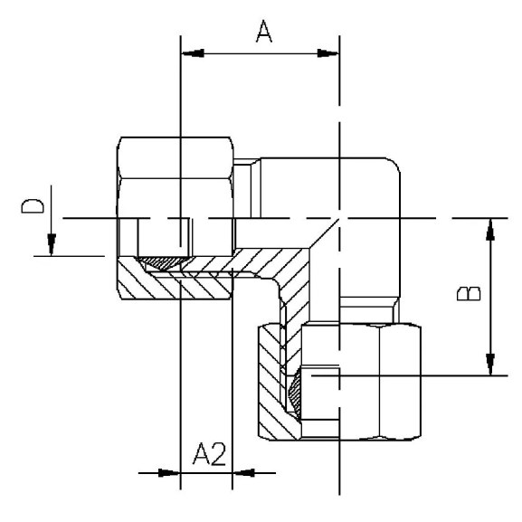 65F Elbow union (inch)
