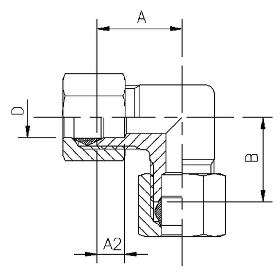65F Elbow union (inch)