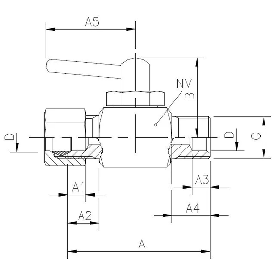 6643 Shut off cock for compression