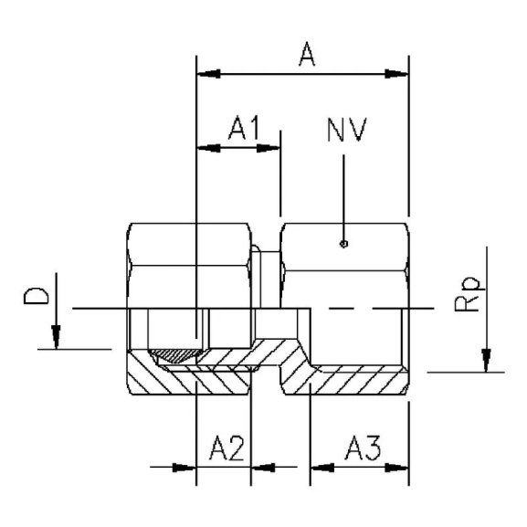 66F Female connector (inch)