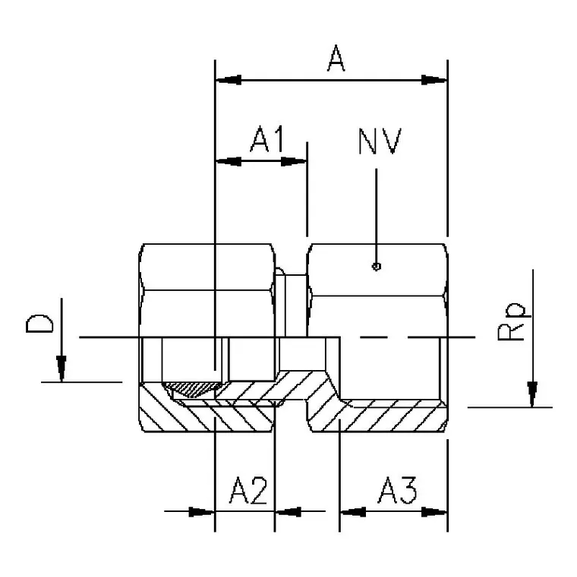 66F Female connector (inch)