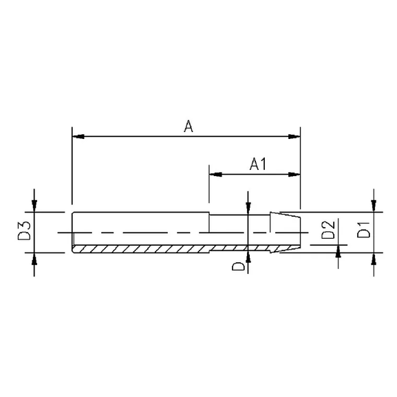 88102 Hose barb adapter with pipe end (inch)