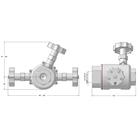 Chemical injection valve - short