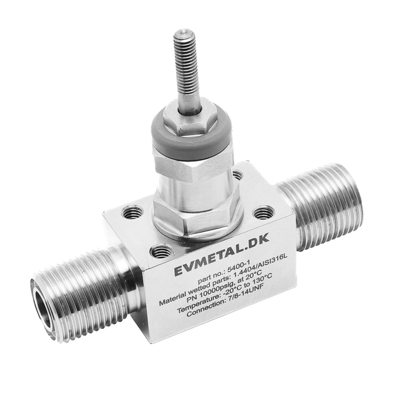 5400-1 Pilot operated needle valve