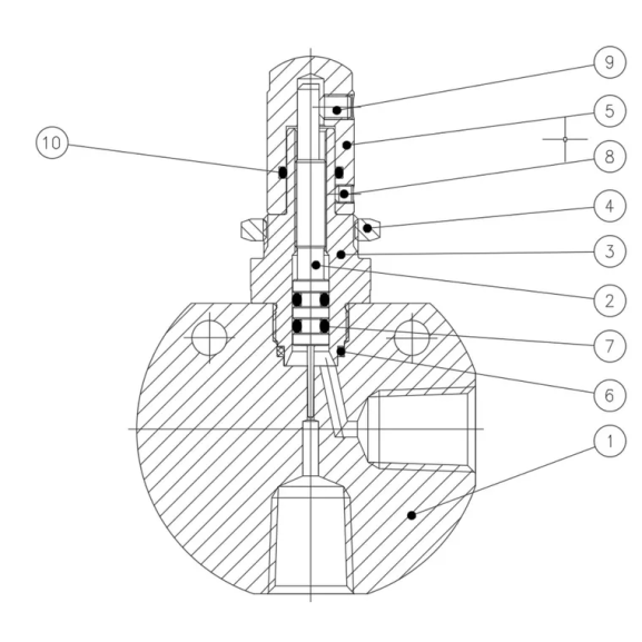 Metering needle valve
