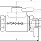Ball valve series 62 with connection for heavy pipes (SR)