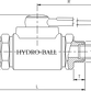 SS Ball valve with m. NPT-thread (UN)