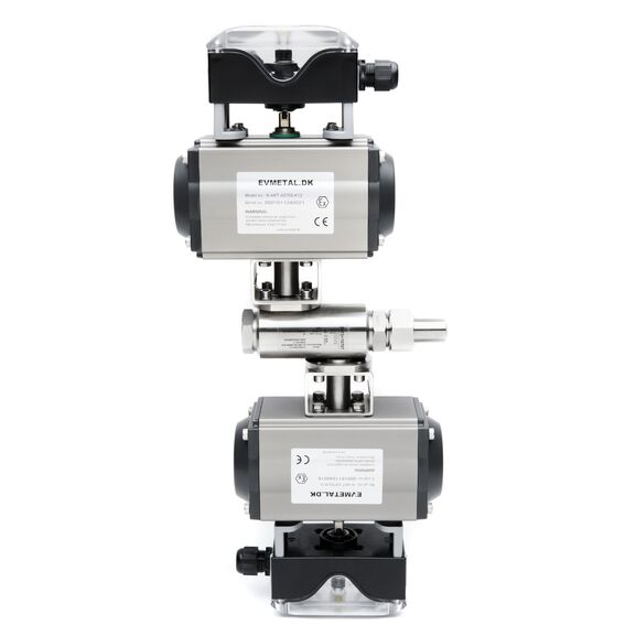 DOUBLE BALL VALVE WITHOUT ACTUATOR/SWITCHBOX